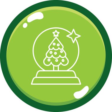 Yılbaşı ağacı. Web simgesi