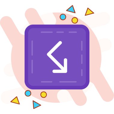 imleç simgesi vektör illüstrasyonu