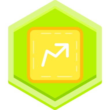 Ok. Web simgesi basit illüstrasyon