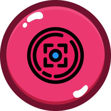 Oyun. Web simgesi basit illüstrasyon