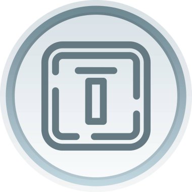 Benzersiz dolar sikkesi vektör simgesi