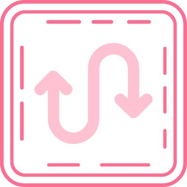 Okun ikon vektör illüstrasyonunu tazele