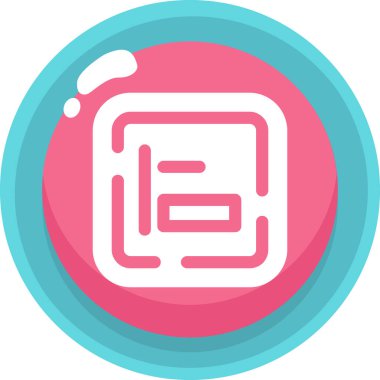 Seo simgesinin vektör illüstrasyonu