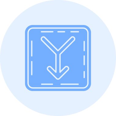 yön ikonu vektör illüstrasyonu