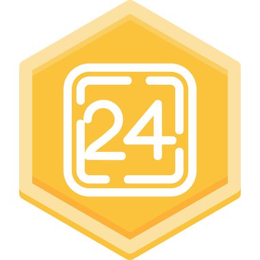 3 numaralı simge beyaz arkaplanda izole edildi