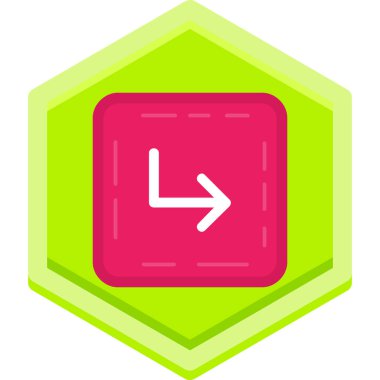 ok simgesi, vektör illüstrasyonu