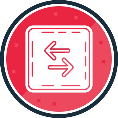 yön ikonu vektör illüstrasyonu