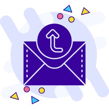 e- posta simgesi, e- posta iletisiyle ilgili vektör illüstrasyonu