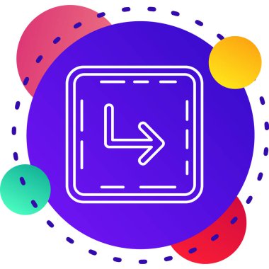 Renk çizgisi pusula ve ip simgesi beyaz arkaplanda izole edildi. Navigasyon ipi ve navigasyon sembolü. Rüzgar gülü işareti. Renkli rastgele dinamik şekiller. vektör illüstrasyonu