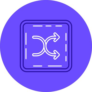 Proje için doğru yön ok simgesi tasarımı