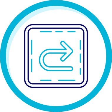 ok simgesi vektör illüstrasyonu