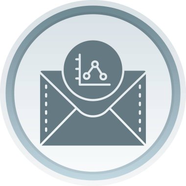 zarf simgesi, vektör çizimi