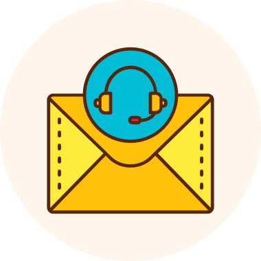 e- posta simgesi vektör illüstrasyonu