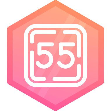 Modern bir simgenin vektör illüstrasyonu