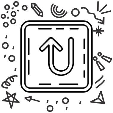 Ok simgesi tasarım vektörü