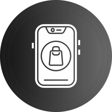 Modern simgenin vektör illüstrasyonu