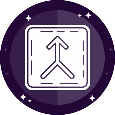 ok simgesi, vektör illüstrasyonu