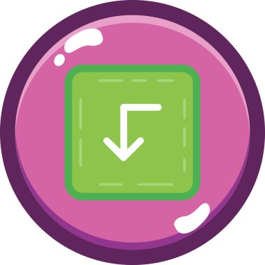 Modern b 'nin vektör illüstrasyonu eksik simgesi