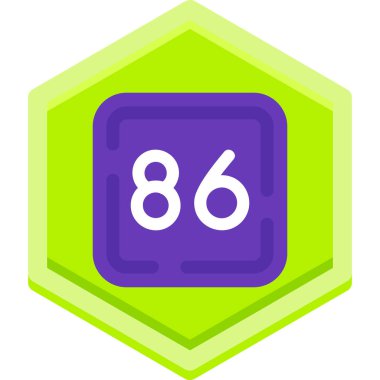 89 kabartma vektör tasarımı