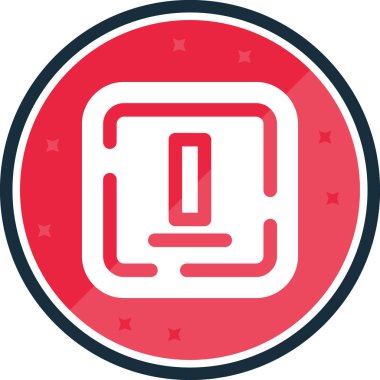 Rozet rozet dairesel simgesi - taslak biçimi