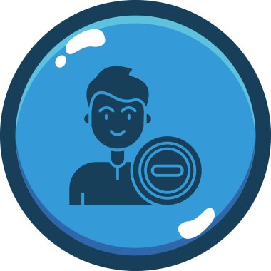 Maskeli ve maskeli bir adamın vektör çizimi