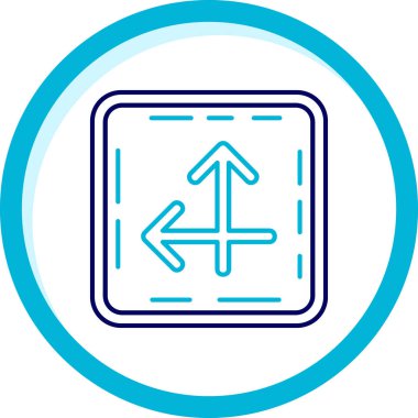 Ok. Web simgesi basit illüstrasyon