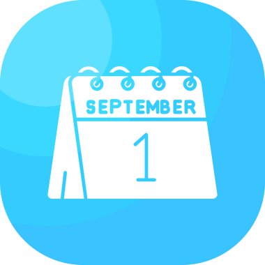 Takvim simgesi tasarımı, vektör illüstrasyonu