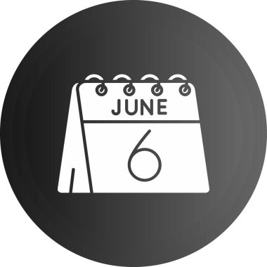 Arka planda izole edilmiş moda biçiminde takvim simgesi