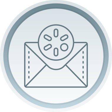 e-posta zarfı harf simgesi doldurulmuş özet biçimi