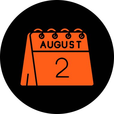 Takvim simgesinin vektör illüstrasyonu