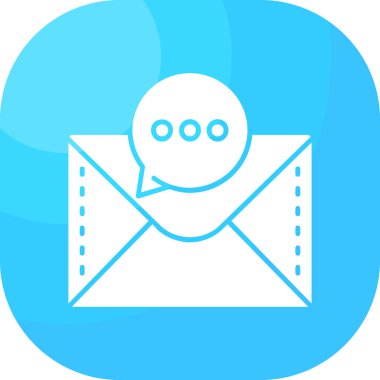 Posta simgesinin vektör illüstrasyonu