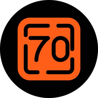 Yüzde 70 indirim simgesi