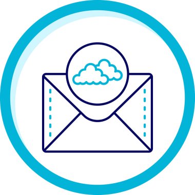 bulut hesaplama vektörü simgesi