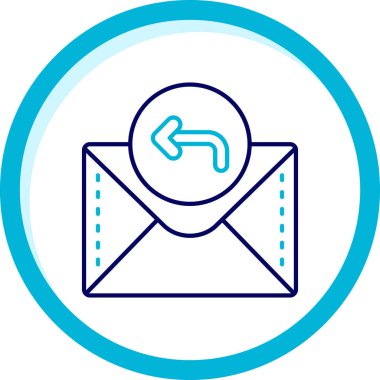 E-posta. Web simgesi basit illüstrasyon