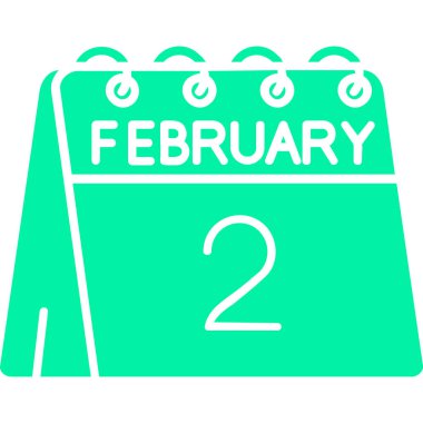 Takvim simgesi tasarımı, vektör illüstrasyonu