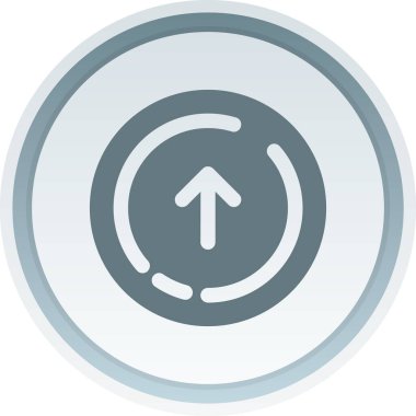 Benzersiz tazeleme simgesi vektör çizimi