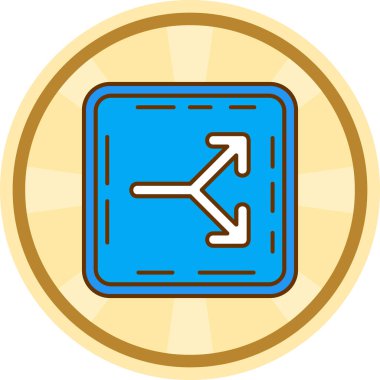 Bozuk para. Web simgesi basit tasarım