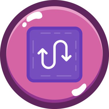 Bir damla simgesinin vektör illüstrasyonu