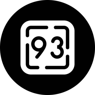 979 - 9 vektör simgesi tasarımı, simge simgesi