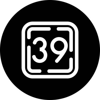 Kabartma biçiminde 365 derece simge