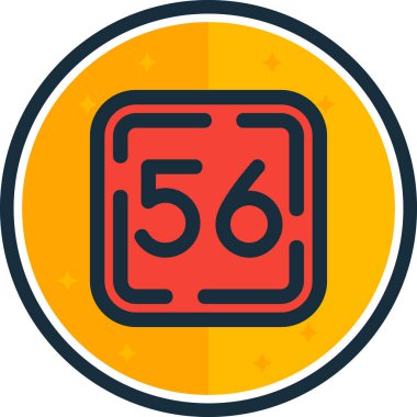 beş renk rozet düz simgesi