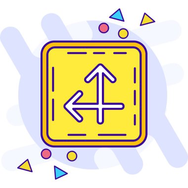 Ok simgesi tasarım vektörü