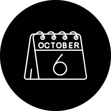 Takvim simgesinin vektör illüstrasyonu