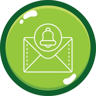 Zarf. Web simgesi basit illüstrasyon