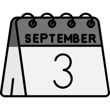 Ağustos Eylül takvim simgesi