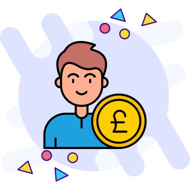 para simgesi vektör illüstrasyonu