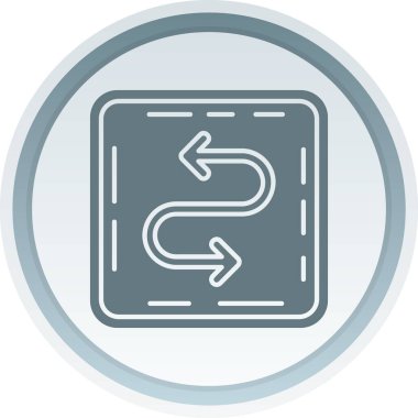 Tek bir simgenin vektör illüstrasyonu