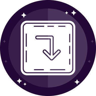 Modern b 'nin vektör illüstrasyonu eksik simgesi