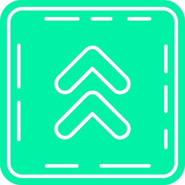 Ok. Web simgesi vektör illüstrasyonu