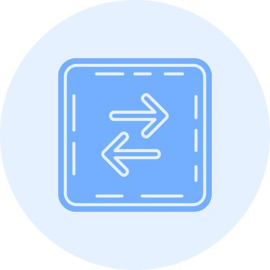 yön ikonu vektör illüstrasyonu